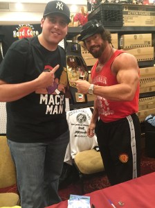 The NWA World Heavyweight Championship around my shoulder. 