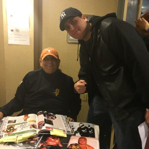 Dusty Rhodes and I at the Big Event Convention; March 7, 2015. 