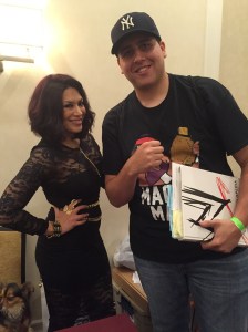 Melina and I, one of the nicest wrestlers I've met. 