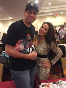 Mickie James and I. 