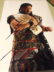 Hirooki Goto autograph