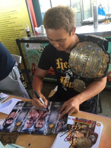 Okada signing