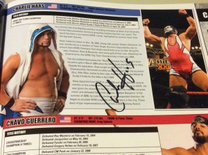 Charlie Haas autograph