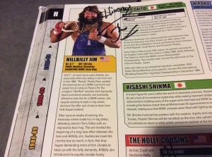 Hillbilly Jim autograph #2