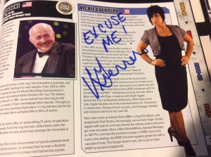 Vickie Guerrero autograph signed, "EXCUSE ME! Vickie Guerrero"